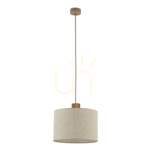 TK-Lighting Viga Shade 11799 pendant light, pine, beige 30 cm shade, 1×E27 small 0