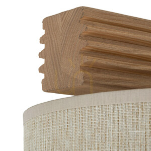 Viga Shade Pine Ceiling Light, 3 Xe27 small 3