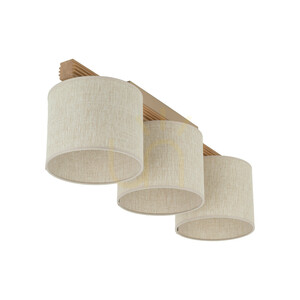 Viga Shade Pine Ceiling Light, 3 Xe27 small 5