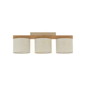 Viga Shade Pine Ceiling Light, 3 Xe27 small 8