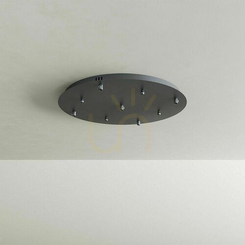 Check Lampshade s.luce Modular white metal round 40 cm for 3-point pendant light
