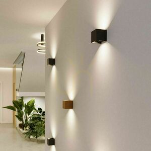 s.luce Ixa square cover golden metal 10 cm small 2