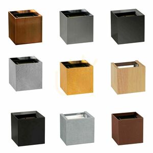 s.luce Ixa square concrete cover 10 cm modern small 0