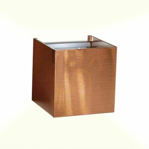 s.luce Ixa square cover copper metal 10 cm small 8