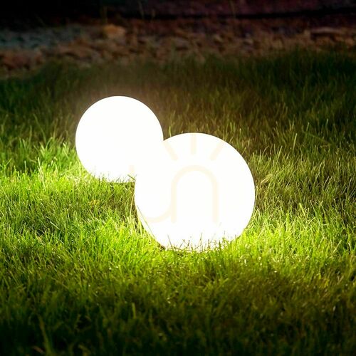 Check Garden Ball Light s.luce Globe Pro White 40 cm Plastic IP54 E27