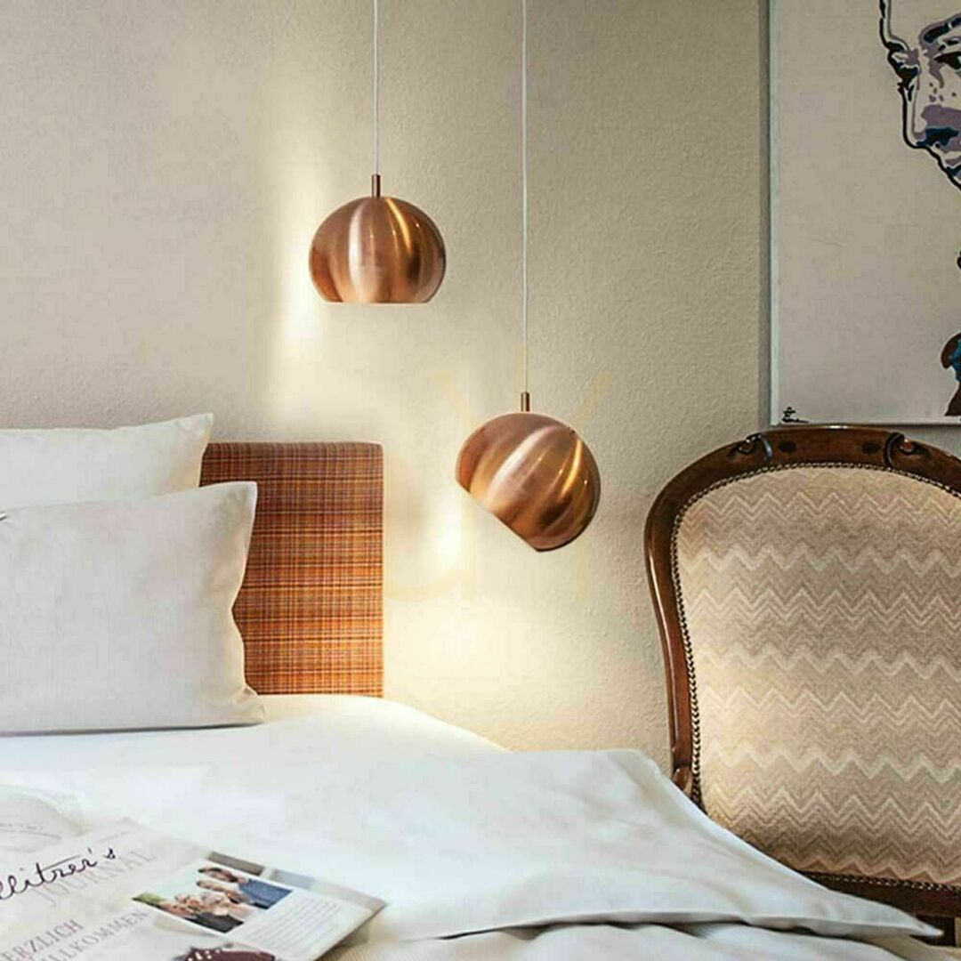 Show s.luce Ball Pendelleuchte Kupfer Metall 30 cm Rund Modern E27 s.luce Ball Pendelleuchte Kupfer Metall 30 cm Rund Modern E27