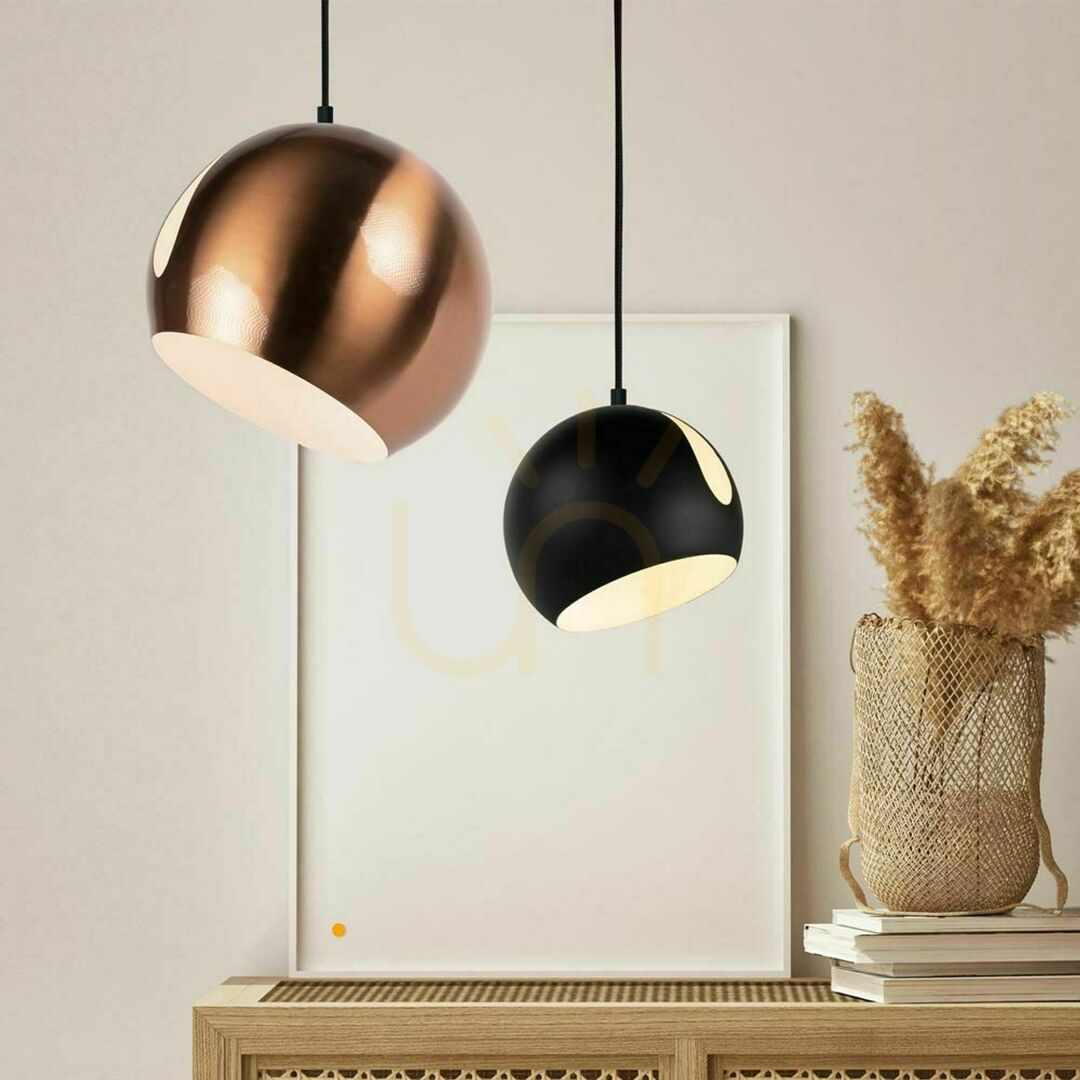Display s.luce Ball Pendelleuchte Kupfer Metall 30 cm Rund Modern E27 s.luce Ball Pendelleuchte Kupfer Metall 30 cm Rund Modern E27