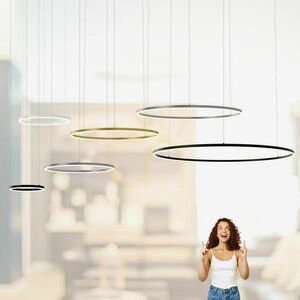 s.luce Ring LED pendant light aluminium Ø 60 cm 27 W 3000 K dimmable 144686 small 13