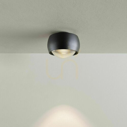 Check LED Deckenstrahler s.luce Beam Schwarz 8 cm 7W Warmweiß