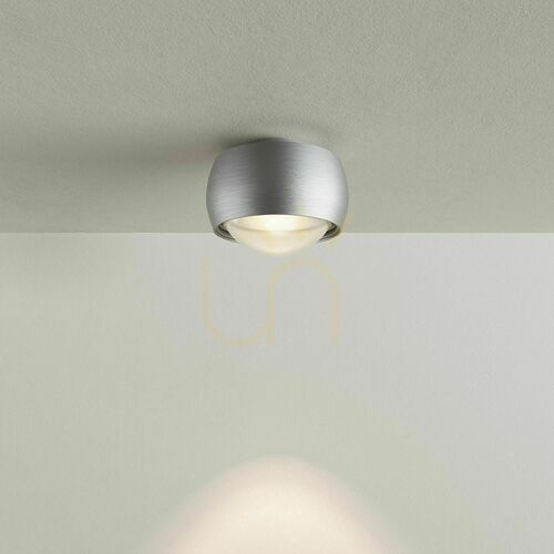 Check s.luce Beam LED Ceiling Spotlight Silver 8 cm 3000K 7W Round Modern