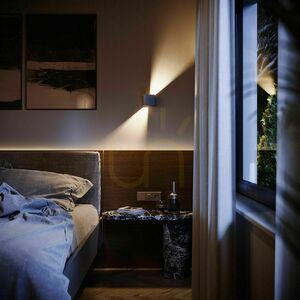 s.luce Ixa LED Wall Light Copper 10 cm Square IP44 3000 K Modern small 10