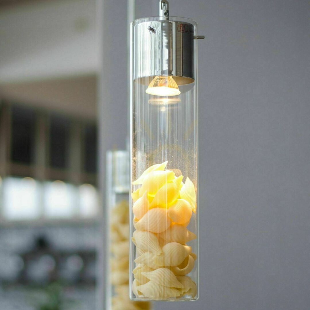 Preview s.luce MyLight Chrome Glass Cylinder Pendant Light 40 cm s.luce MyLight Chrome Glass Cylinder Pendant Light 40 cm
