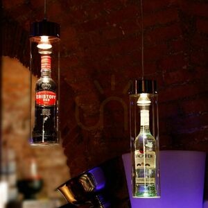 s.luce MyLight Chrome Glass Cylinder Pendant Light 40 cm 7 s.luce MyLight Chrome Glass Cylinder Pendant Light 40 cm small 7