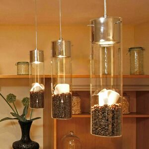 s.luce MyLight Chrome Glass Cylinder Pendant Light 40 cm 0 s.luce MyLight Chrome Glass Cylinder Pendant Light 40 cm small 0