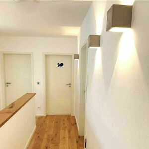 Wall Light s.luce Ixa LED Concrete 3000K Dimmable Square Metal Wall Sconce small 13