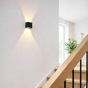 s.luce Ixa Blattsilber Square LED Wall Light 10 W 3000 K small 7