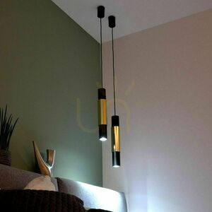 s.luce Crutch black metal pendant light GU10 5.8 cm round modern 2 s.luce Crutch black metal pendant light GU10 5.8 cm round modern small 2