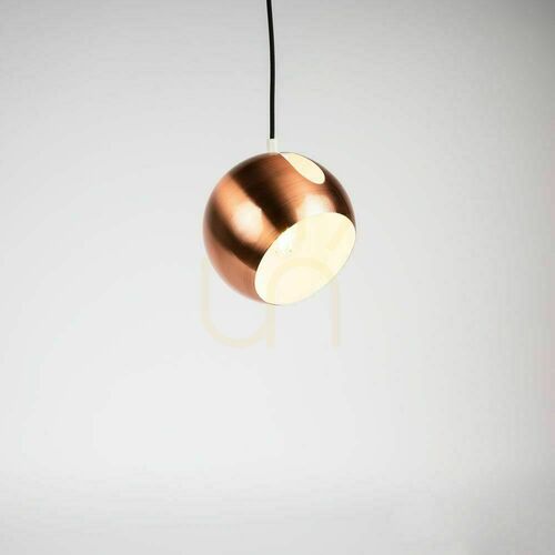 Check Chandelier s.luce Ball Copper Metal 20 cm 1-Light E27 5 m Suspension