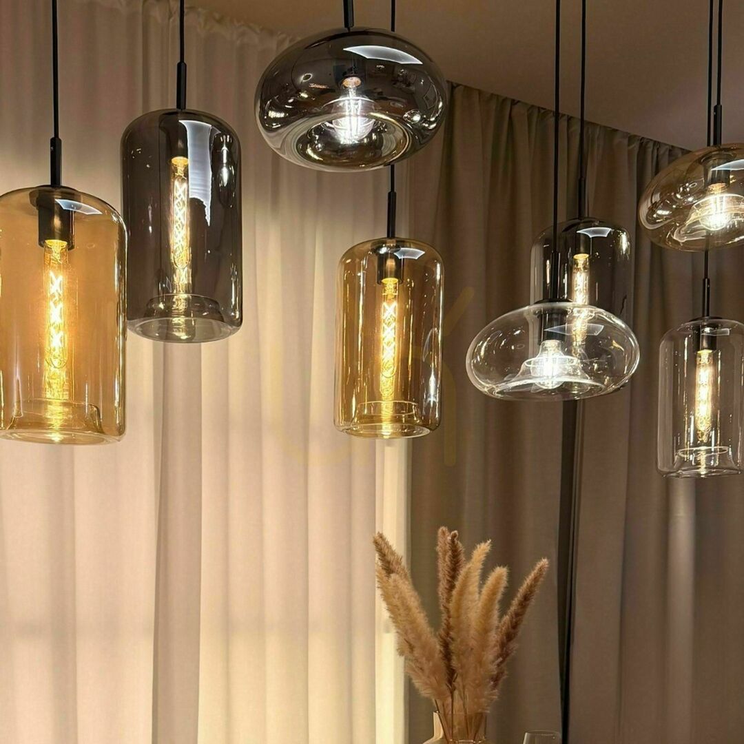 View s.luce Cruet Glass Pendant Light Transparent 28 cm Retro E27 s.luce Cruet Glass Pendant Light Transparent 28 cm Retro E27