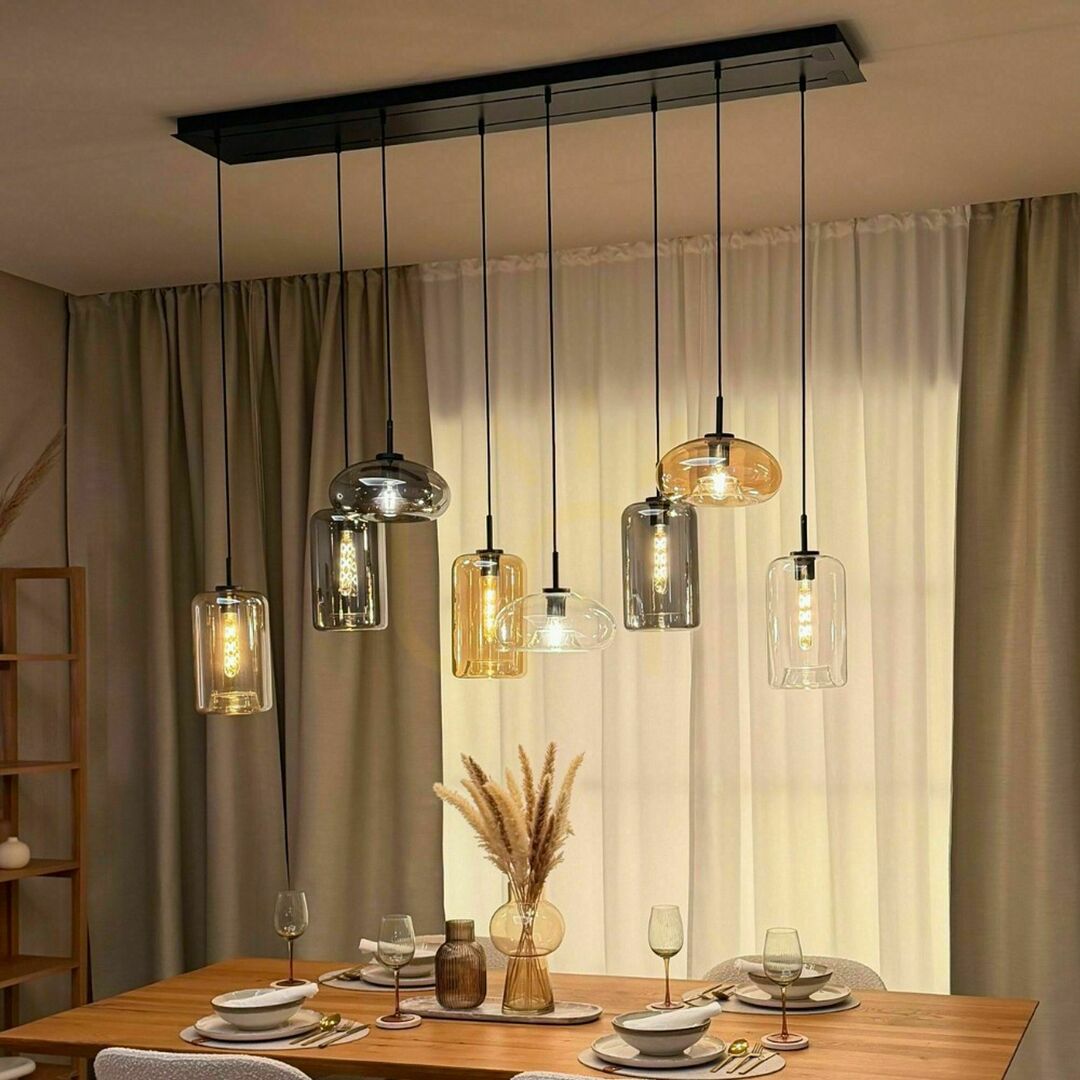 Check s.luce Cruet Glass Pendant Light Amber 28 cm Retro E27 s.luce Cruet Glass Pendant Light Amber 28 cm Retro E27