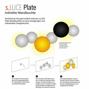 s.luce Cloud LED Wall and Ceiling Light Mirrored 60 cm 156487 small 12