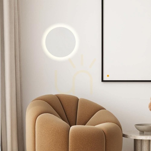 Check LED Deckenleuchte s.luce Cloud Weiß 30 cm Rund dimmbar 3000 K Metall