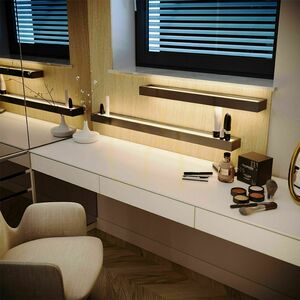 s.luce Cusa LED Flush Ceiling Light Silver Glass Metal Rectangular 105 cm 8 s.luce Cusa LED Flush Ceiling Light Silver Glass Metal Rectangular 105 cm small 8