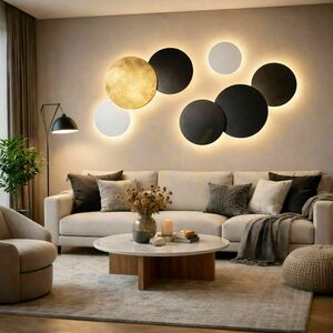 s.luce Cloud LED Deckenleuchte Weiß 40 cm rund 3000 K dimmbar small 9