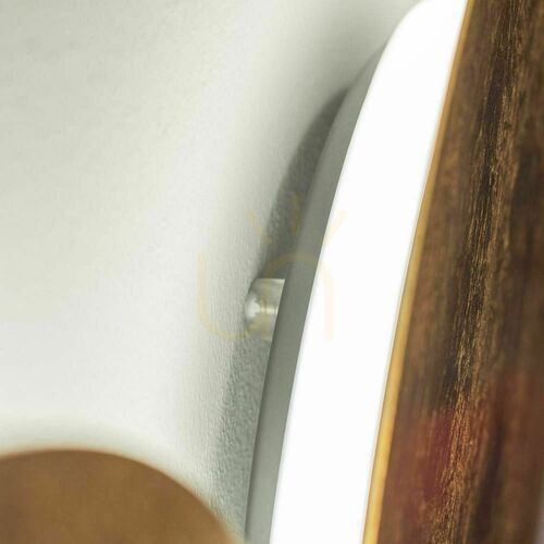 Check s.luce Cloud LED Flush Ceiling Light Gold 50 cm Round Dimmable 3000K