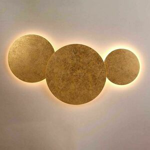 s.luce Cloud LED Flush Ceiling Light Gold 50 cm Round Dimmable 3000K small 13