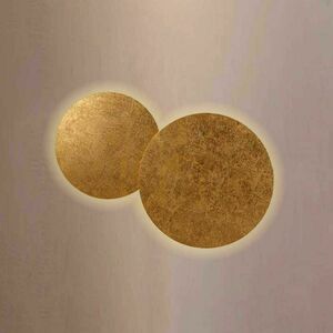 s.luce Cloud LED Flush Ceiling Light Gold 50 cm Round Dimmable 3000K small 14