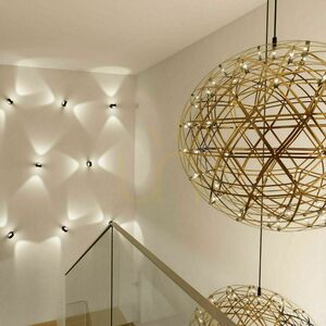 s.luce Atom XL LED Chandelier Chrome Modern Round Dimmable small 6