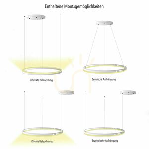 Pendant Light s.luce Ring LED White 150 cm 3000K Dimmable 14 Pendant Light s.luce Ring LED White 150 cm 3000K Dimmable small 14