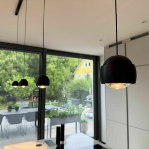 s.luce Beam LED pendant light black Ø 8 cm 3000 K dimmable 158713 small 8