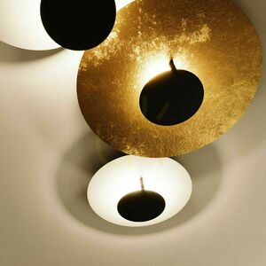 s.luce Plate LED Deckenleuchte Weiß 30 cm Rund Metall 3000 K Dimmbar small 11