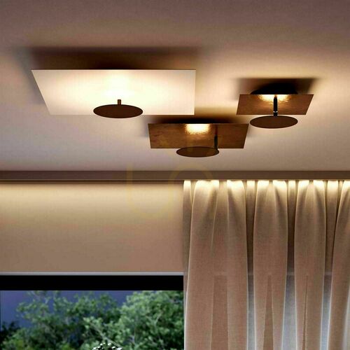Check s.luce Plate Round LED Ceiling Light White 30 cm 3000K Dimmable Metal