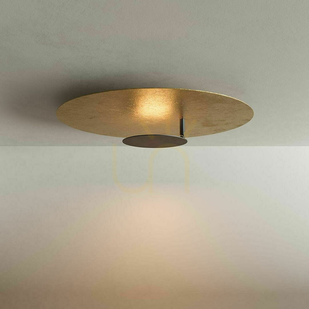 s.luce Plate LED Ceiling Light White 45 cm Round Dimmable 3000 K