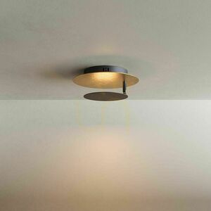 s.luce Plate LED ceiling and wall light Ø 30 cm gold 3000 K 20 W dimmable small 13