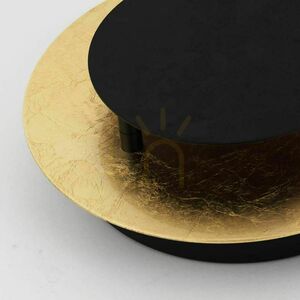 s.luce Plate LED ceiling and wall light Ø 30 cm gold 3000 K 20 W dimmable small 14