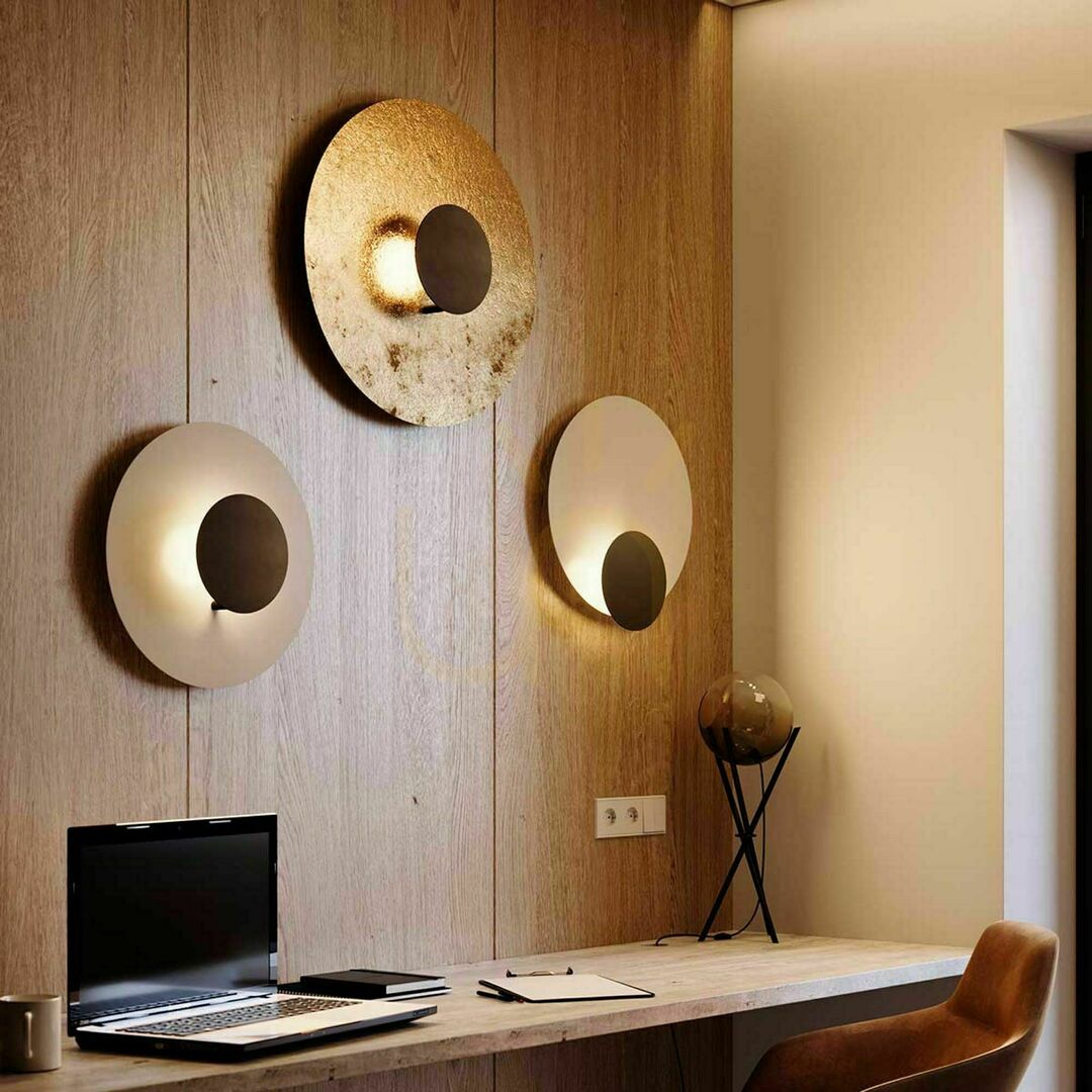 Preview s.luce Plate LED Flush Ceiling Light Gold 45 cm Square Modern 3000K Dimmable s.luce Plate LED Flush Ceiling Light Gold 45 cm Square Modern 3000K Dimmable