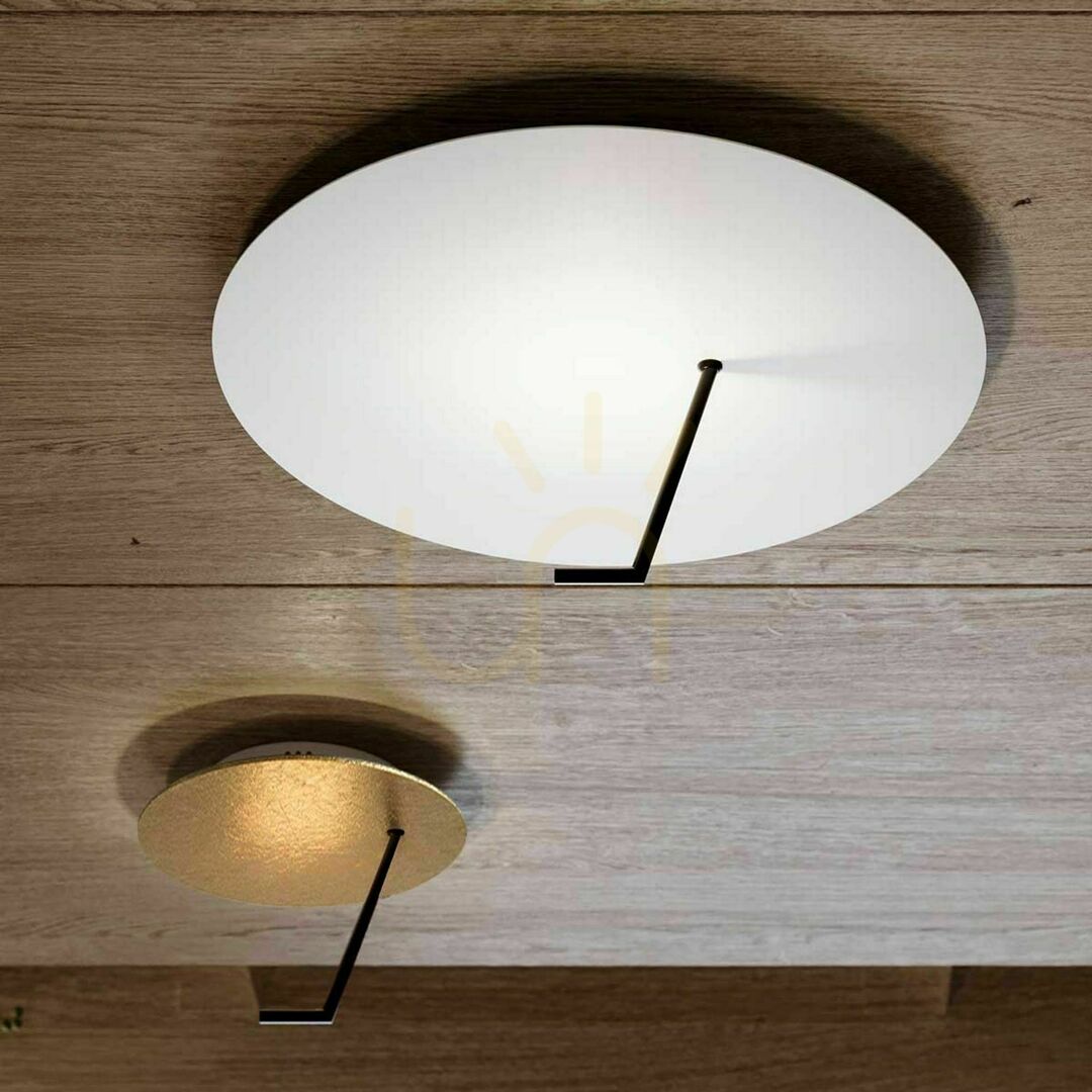 Display s.luce Hook LED Flush Ceiling Light White 60 cm Round Modern 3000 K Dimmable s.luce Hook LED Flush Ceiling Light White 60 cm Round Modern 3000 K Dimmable
