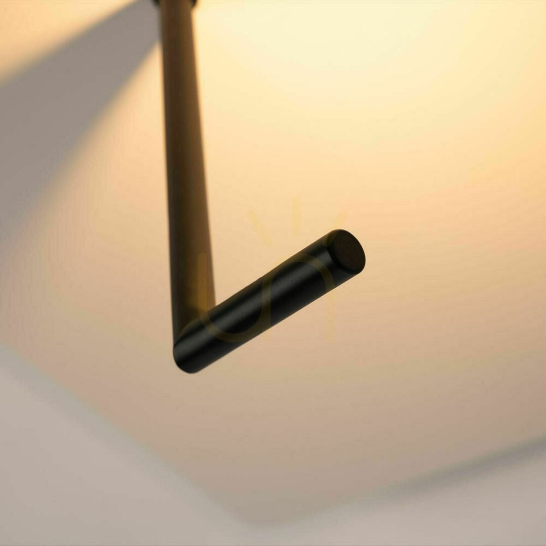 Preview s.luce Hook LED Flush Ceiling Light White 60 cm Round Modern 3000 K Dimmable s.luce Hook LED Flush Ceiling Light White 60 cm Round Modern 3000 K Dimmable