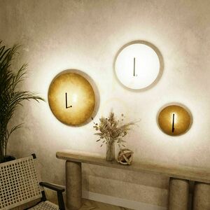 Flush Ceiling Light s.luce Edge LED White 45 cm Round Dimmable Warm White Metal small 5
