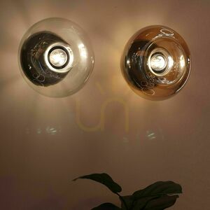 s.luce Cruet Amber Glass Flush Ceiling Light E27 Retro Ø17 cm 5 s.luce Cruet Amber Glass Flush Ceiling Light E27 Retro Ø17 cm small 5