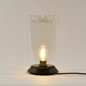s.luce Cruet Amber Glass Table Lamp E27 30 cm Retro with Switch small 9