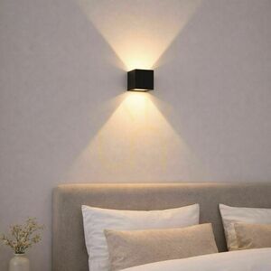 s.luce Ixa LED Wall Light Anthracite 10 cm Motion Sensor small 14