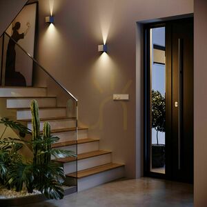 s.luce Ixa LED Wall Light Concrete 10 cm Motion Sensor IP44 small 6