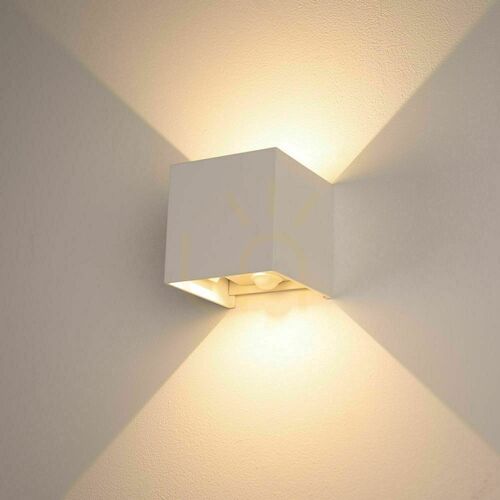 Check s.luce Ixa LED Wall Light Black 10 cm Square Motion Sensor