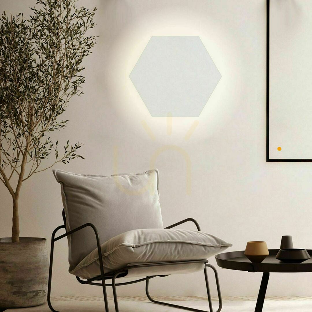 Display s.luce Hive LED Wall Light White 45 cm Round Modern Dimmable s.luce Hive LED Wall Light White 45 cm Round Modern Dimmable