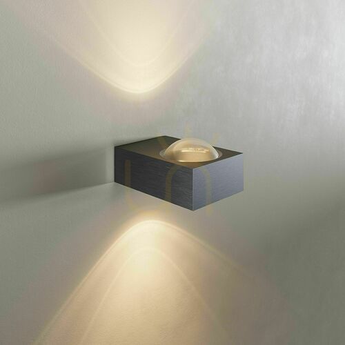 Check s.luce Beam X Wall Light Black 12 cm Rectangular Up Down G9